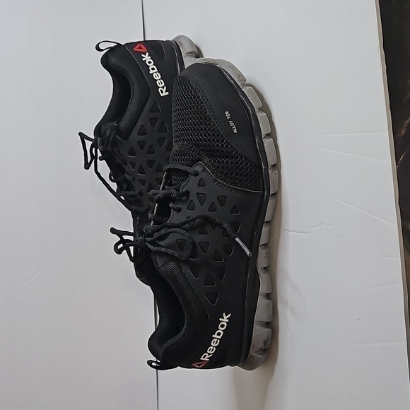 Reebok Alloy Toe Sublite Cushion work Shoe sz unisex W 10 M 8 Black Pre-… - Picture 5 of 11